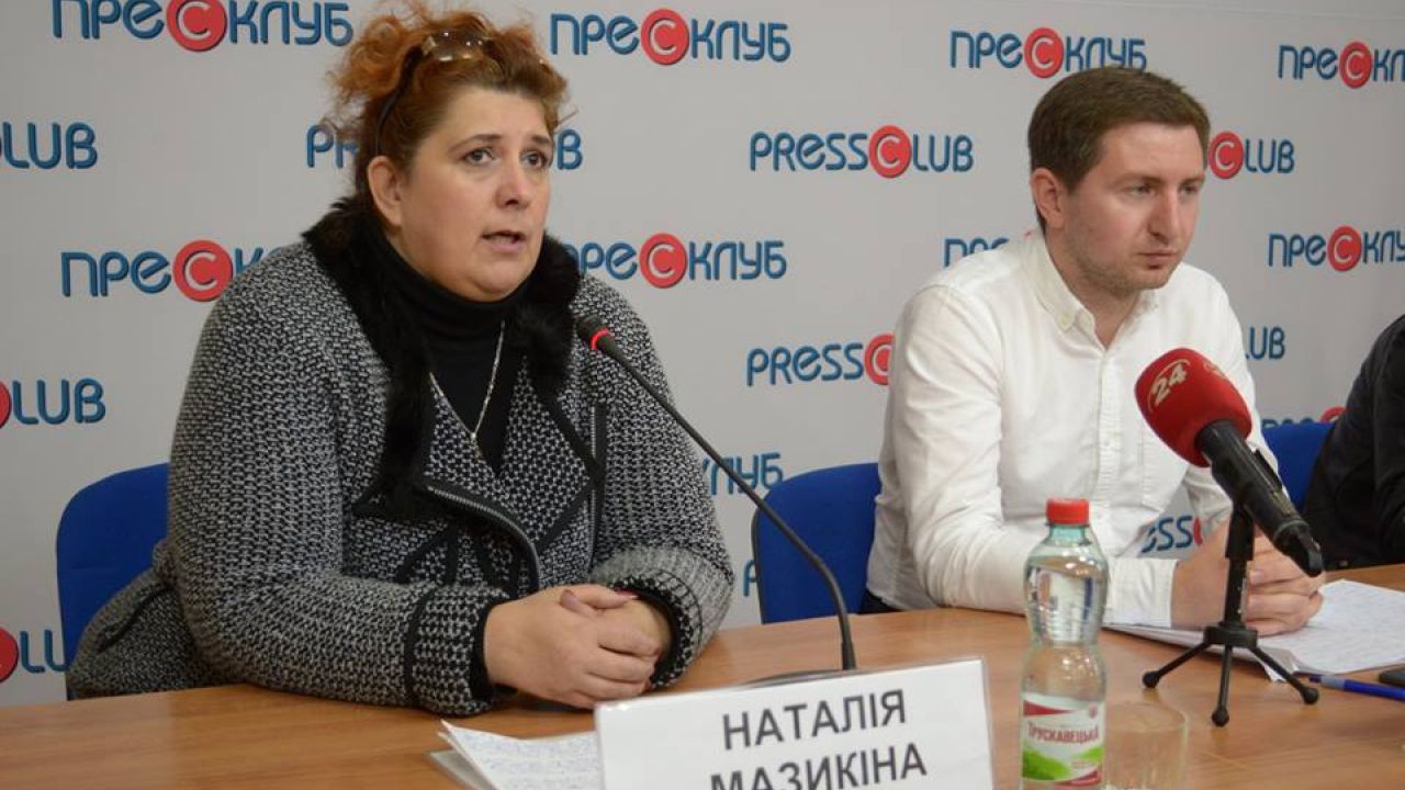 На фото: Наталія Мазикіна та Остап Стахів