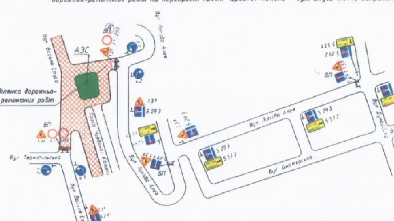Схема організації руху