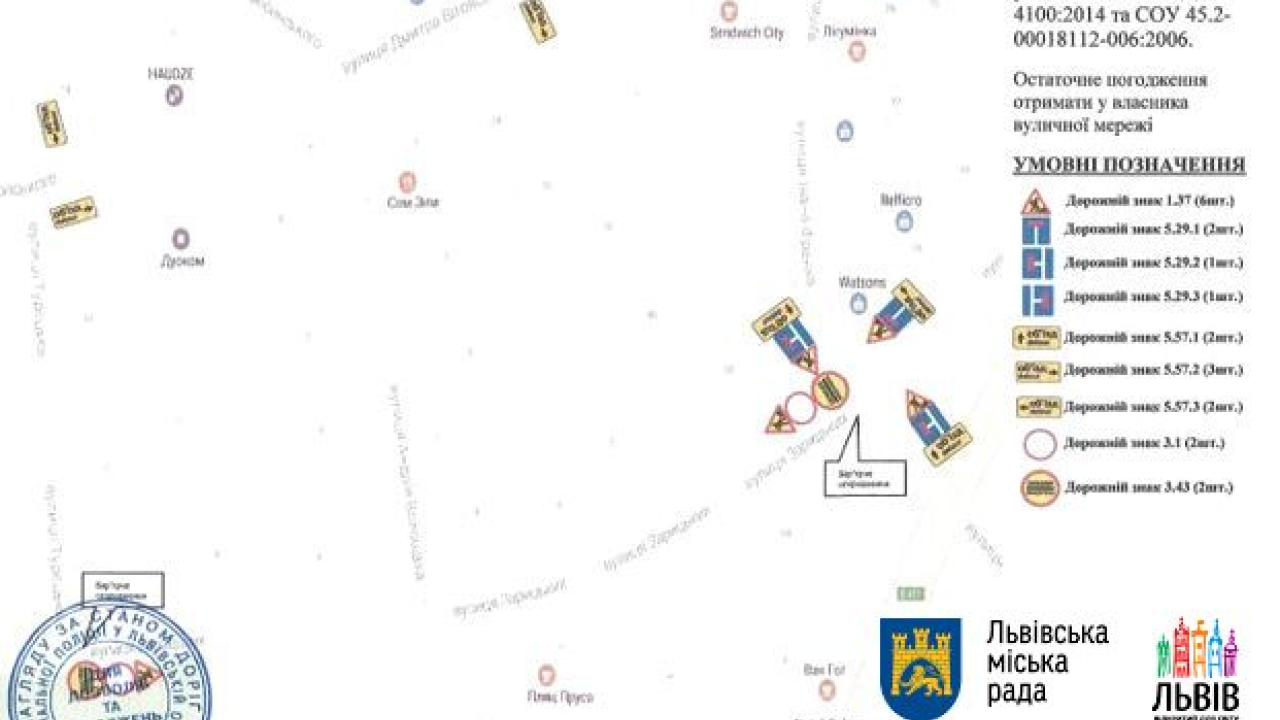 Схема організації руху