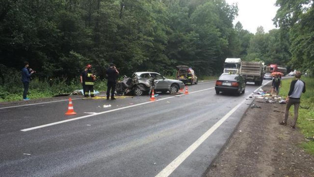 ДТП на дорозі Львів-Самбір біля села Лапаївка 13 липня