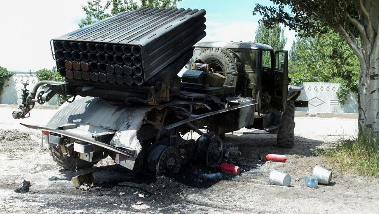 А цей свій «Град» бойовики самі ж пошкодили неподалік міста Привілля
