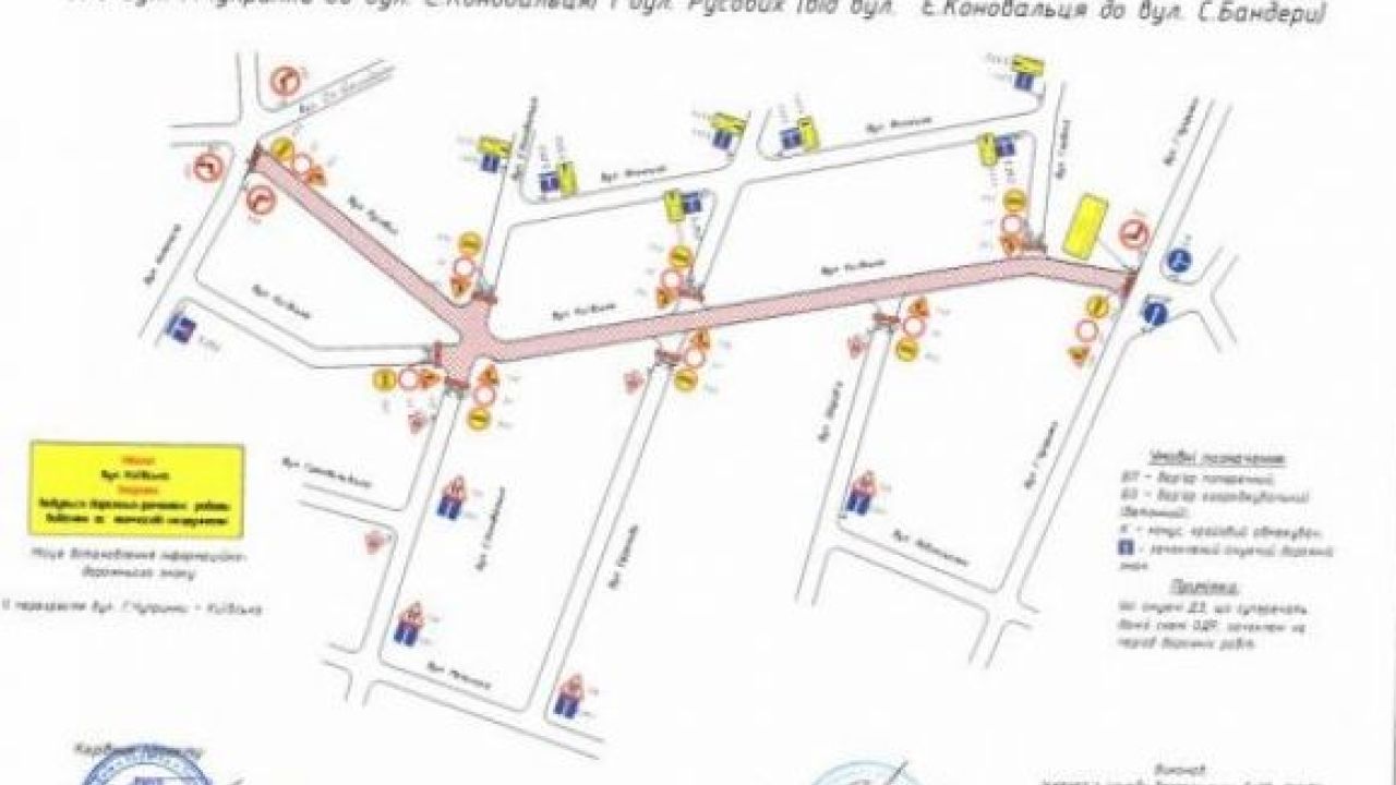 Схема організації руху