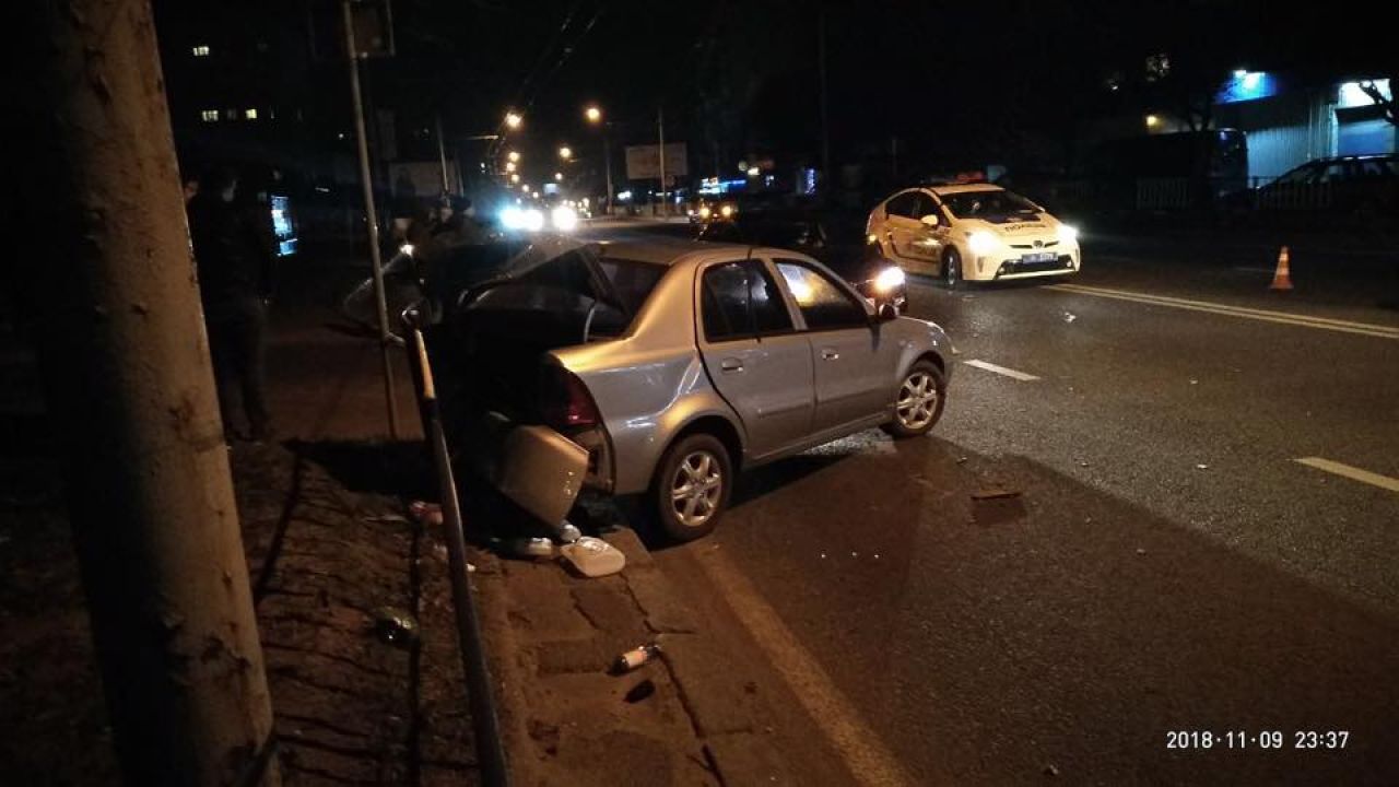 ДТП на вулиці Любінській у Львові 9 листопада 2018 року