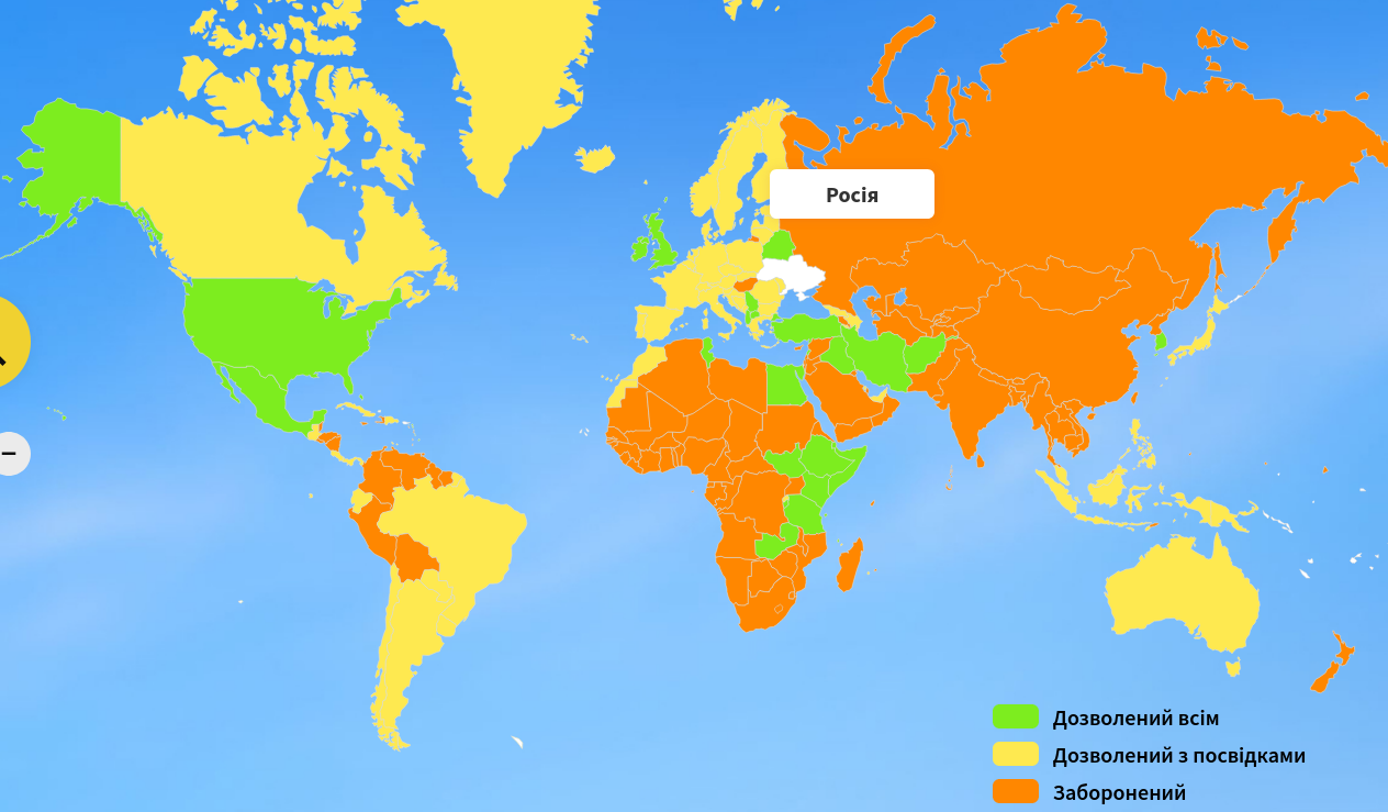 Куда за границу. Карта за границей. Какие страны открыты. Открытые страны для россиян. Интерактивная карта.